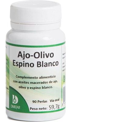 Dimefar Knoblauch Olive Weißdorn 90 Softgels - Nahrungsergänzung Dimefar Knoblauch Olive Weißdorn 90 Softgels - Nahrungsergänzung
