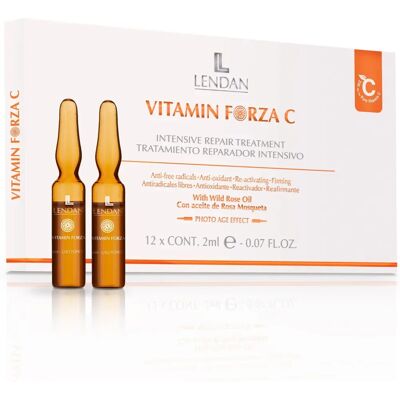 Lendan Vitamin Forza C Traitement Facial - Traitement Réparateur - Publicité Lendan Vitamin Forza C Traitement Facial - Traitement Réparateur - Publicité