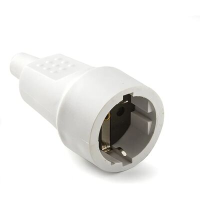 Famatel Modell 2104-B Weiße Erdung Power Outlet Base Famatel Modell 2104-B Weiße Erdung Power Outlet Base