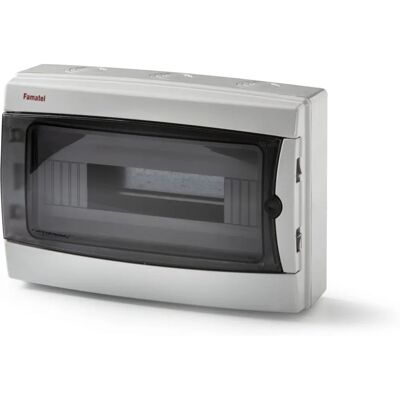 Famatel Surface Enclosure 12 Elements IP65 215x310x110 - Electrical Enclosure Famatel Surface Enclosure 12 Elements IP65 215x310x110 - Electrical Enclosure