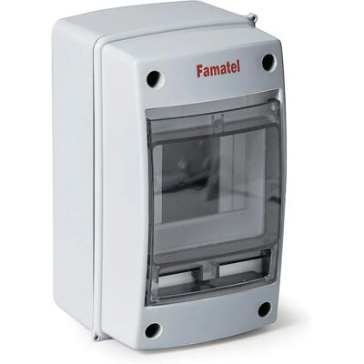 Famatel 3902-T Waterproof Electrical Enclosure - 4 Modules Famatel 3902-T Waterproof Electrical Enclosure - 4 Modules