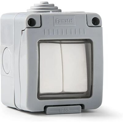 Famatel 19045 Interruptor Estanco - Exterior IP55 10A Famatel 19045 Interruptor Estanco - Exterior IP55 10A