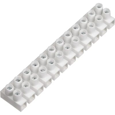 Famatel - Elektrische Anschlussleiste - 2,5mm 24A Weiß Famatel - Elektrische Anschlussleiste - 2,5mm 24A Weiß