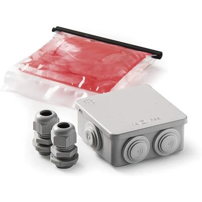 FAMATEL - Kit de Connexion Étanche 80X80X36 mm - 3002GL - Publicité FAMATEL - Kit de Connexion Étanche 80X80X36 mm - 3002GL - Publicité