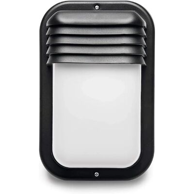 Applique da Parete Nera Famatel - Ecoled Vertical 18W IP44 Applique da Parete Nera Famatel - Ecoled Vertical 18W IP44