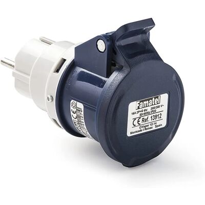 Famatel 13912 - Adaptateur industriel et domestique - IP20 - Publicité Famatel 13912 - Adaptateur industriel et domestique - IP20 - Publicité