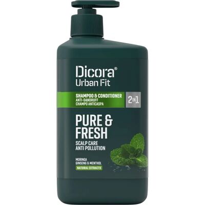 Dicora Pure & Fresh Shampoo - Fraîcheur du Cuir Chevelu 800ml Dicora Pure & Fresh Shampoo - Fraîcheur du Cuir Chevelu 800ml