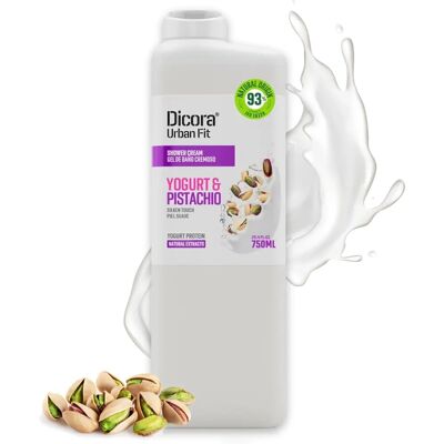 Dicora Urban Fit Gel Douche Yogourt & Pistache - Gel douche - Publicité Dicora Urban Fit Gel Douche Yogourt & Pistache - Gel douche - Publicité