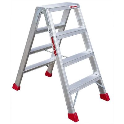 Faraone Modelo Escalera Doble de Aluminio - Calidad Industrial Faraone Modelo Escalera Doble de Aluminio - Calidad Industrial