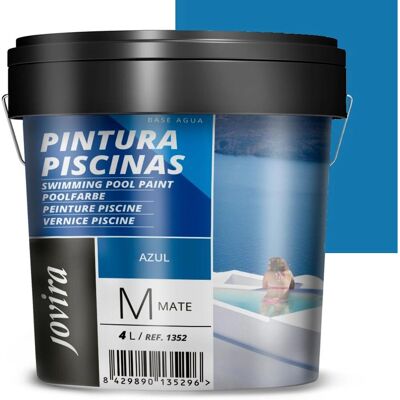Jovira Vernici - 8135 - Vernice per piscine a base d'acqua - Blu - Tipo di piscina Jovira Vernici - 8135 - Vernice per piscine a base d'acqua - Blu - Tipo di piscina