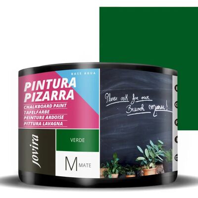 Jovira - Pintura Para Pizarras Al Agua - Verde - 0.375L - Paint Jovira - Pintura Para Pizarras Al Agua - Verde - 0.375L - Paint