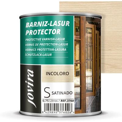JOVIRA PINTURAS - Lasur Protector Satinato - Incolore - 0,75 L - Finitura legno JOVIRA PINTURAS - Lasur Protector Satinato - Incolore - 0,75 L - Finitura legno