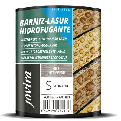 Jovira Verf - Lasur Protector Hydrofugante Satijn Water Grijs - Verf Jovira Verf - Lasur Protector Hydrofugante Satijn Water Grijs - Verf