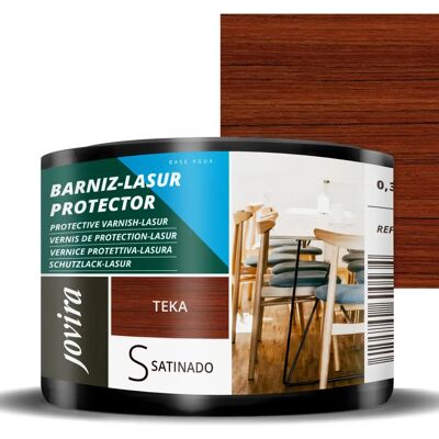 Jovira Pinturas - Lasur Protector Satinado Al Agua - Teka Jovira Pinturas - Lasur Protector Satinado Al Agua - Teka