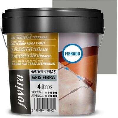 JOVIRA PINTURAS - Impermeabilizante Antigoteras - Gris - 5L - Waterproof coating JOVIRA PINTURAS - Impermeabilizante Antigoteras - Gris - 5L - Waterproof coating