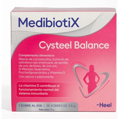 Heel Heel Cysteel Balance 28 Sobres - Salud Urinaria y Vaginal Heel Heel Cysteel Balance 28 Sobres - Salud Urinaria y Vaginal