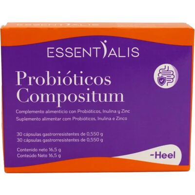 HEEL Essentialis Probióticos Compositum - Suplemento Probiótico HEEL Essentialis Probióticos Compositum - Suplemento Probiótico