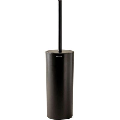 Cosmic Essentials Toilet Brush Holder - Wall/Floor Mount, Black Matte Cosmic Essentials Toilet Brush Holder - Wall/Floor Mount, Black Matte