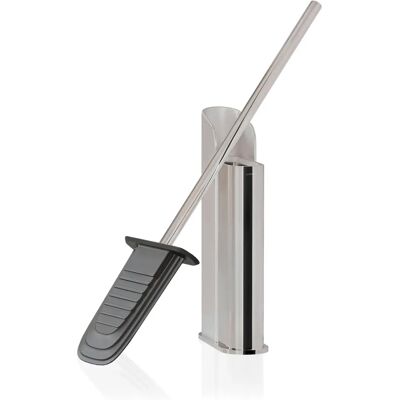 Soporte doble para cepillo de inodoro Cosmic - Silicona duradera, gris claro Soporte doble para cepillo de inodoro Cosmic - Silicona duradera, gris claro