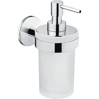 Cosmic Wandgemonteerde glazen ronde zeepdispenser - 200ml Cosmic Wandgemonteerde glazen ronde zeepdispenser - 200ml