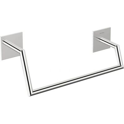 Cosmic Wandgemonteerde Handdoekring - Vierkant minimalistisch chroom Cosmic Wandgemonteerde Handdoekring - Vierkant minimalistisch chroom