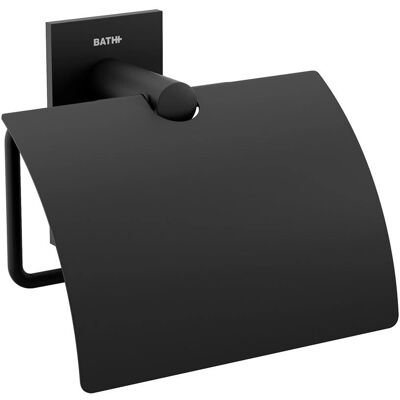 Cosmic Wall Mounted Toilet Paper Holder - Square, Metal, Black Cosmic Wall Mounted Toilet Paper Holder - Square, Metal, Black