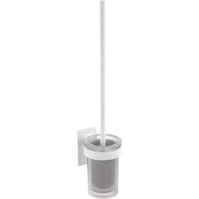 Cosmic Brand Model - Metal Glass Bathroom Wall Mount - White Cosmic Brand Model - Metal Glass Bathroom Wall Mount - White