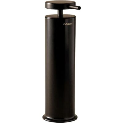 Distributeur de savon en acier inoxydable noir Cosmic - 185ml - Accessoire salle de bain - Publicité Distributeur de savon en acier inoxydable noir Cosmic - 185ml - Accessoire salle de bain - Publicité