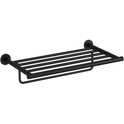 Cosmic Wandmontierte Handtuchablage mit Schwarz Matt Finish - 55cm Badezimmerzubehör Cosmic Wandmontierte Handtuchablage mit Schwarz Matt Finish - 55cm Badezimmerzubehör