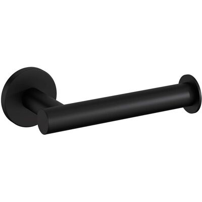 Cosmic Wall Mounted Toilet Roll Holder - Durable Metal - Black Matt Cosmic Wall Mounted Toilet Roll Holder - Durable Metal - Black Matt