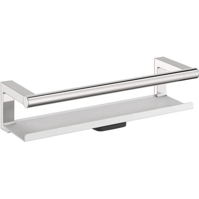 Cosmic Soap Dish - Stainless Steel, White - Bathroom Accessory Cosmic Soap Dish - Stainless Steel, White - Bathroom Accessory