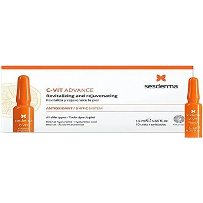 Sesderma C-Vit Ampoules Advance 10 Ampullen - Ampullen Sesderma C-Vit Ampoules Advance 10 Ampullen - Ampullen