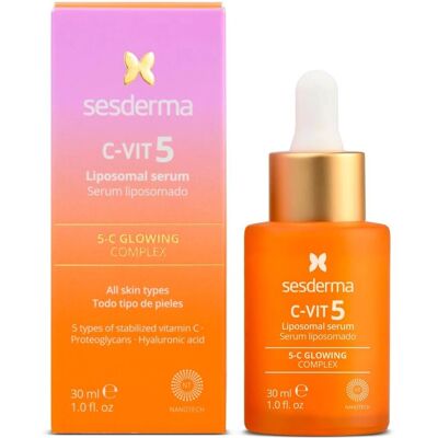Sesderma C-Vit 5 Liposomal Serum - Opplysende, Anti-Aldring, Fuktighetsgivende Sesderma C-Vit 5 Liposomal Serum - Opplysende, Anti-Aldring, Fuktighetsgivende