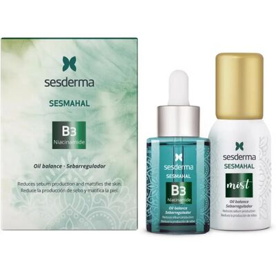 Sesderma Sesmahal B3 Sebum-säätelevä Serumi & Liposominen Suihke - Serumi, Suihke, Rasvainen Iho Sesderma Sesmahal B3 Sebum-säätelevä Serumi & Liposominen Suihke - Serumi, Suihke, Rasvainen Iho