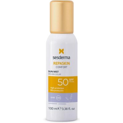 Sesderma Repaskin Bruma Solar Confort SPF50 - Para Todo Tipo de Piel - 100mL Lavanda Sesderma Repaskin Bruma Solar Confort SPF50 - Para Todo Tipo de Piel - 100mL Lavanda