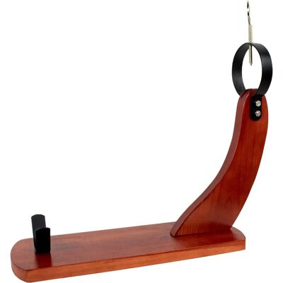 FACKELMANN Suporte para Presunto - Fixador de Carne em Forma de V - Fatiador de Presunto FACKELMANN Suporte para Presunto - Fixador de Carne em Forma de V - Fatiador de Presunto