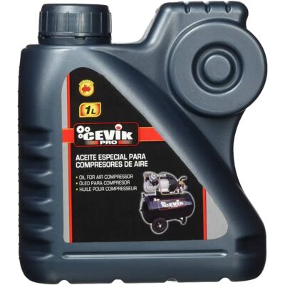 Huile spéciale Cevik pour compresseurs à piston 1L - Publicité Huile spéciale Cevik pour compresseurs à piston 1L - Publicité