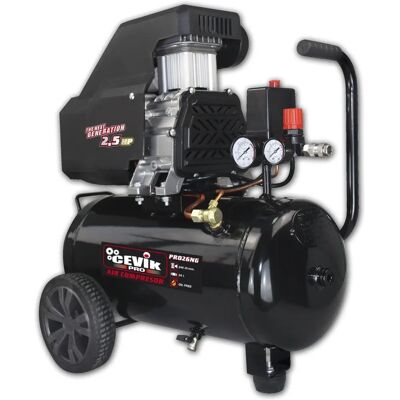 Compressore Monobloc Portatile Cevik CA-PRO26NG - Utensile aria Compressore Monobloc Portatile Cevik CA-PRO26NG - Utensile aria