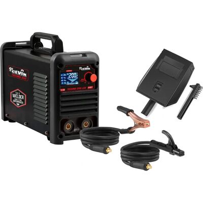 Cevik CE-TECHNO200LCD Soldador Inverter - Pantalla LCD, 20-200A Cevik CE-TECHNO200LCD Soldador Inverter - Pantalla LCD, 20-200A