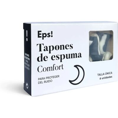 Tampões de Ouvido em Espuma EPS Conforto - Redução de Ruído - 6 pcs Tampões de Ouvido em Espuma EPS Conforto - Redução de Ruído - 6 pcs