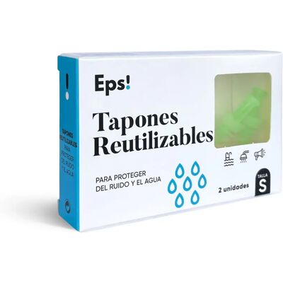 Tapones reutilizables EPS tamaño L - Pack de 2 Tapones reutilizables EPS tamaño L - Pack de 2