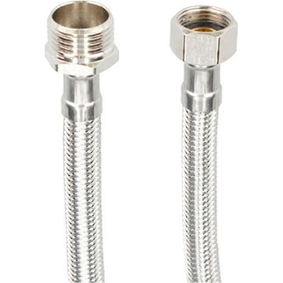 Flexibele roestvrijstalen slang Fontastock 20cm - Compatibel met 1/2" en 3/8" aansluitingen Flexibele roestvrijstalen slang Fontastock 20cm - Compatibel met 1/2" en 3/8" aansluitingen
