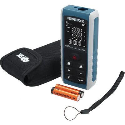 Dalmierz laserowy Ferrestock FSKLDM070 - 70m, LCD, 7 Trybów Dalmierz laserowy Ferrestock FSKLDM070 - 70m, LCD, 7 Trybów