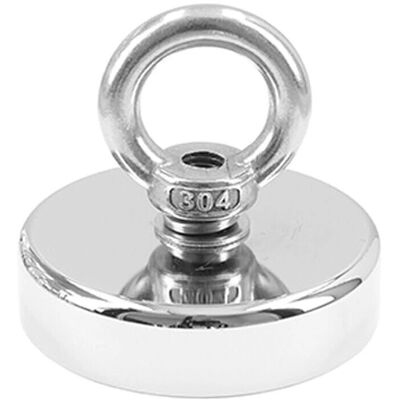 Ferrestock 6cm Neodym Magnet mit Haken - Hochwertig, Rostbeständig Ferrestock 6cm Neodym Magnet mit Haken - Hochwertig, Rostbeständig