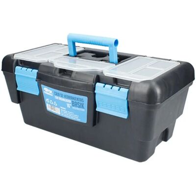 Ferrestock 16" Werkzeugkiste - Blau, Herausnehmbarer Einsatz, Sicherheitsverschluss Ferrestock 16" Werkzeugkiste - Blau, Herausnehmbarer Einsatz, Sicherheitsverschluss