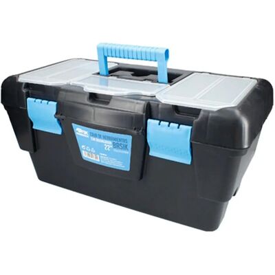 Caja de herramientas Ferrestock 22" Azul con asa - Almacenamiento de herramientas Caja de herramientas Ferrestock 22" Azul con asa - Almacenamiento de herramientas