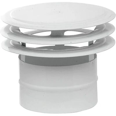Sante & Beaute Mirtak Lüftungsabweiser - Stahl emailliert - Ø 120 mm Sante & Beaute Mirtak Lüftungsabweiser - Stahl emailliert - Ø 120 mm