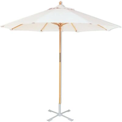 Parasole Garden Deluxe Fraschetti - Bois, Diamètre 300cm, Polyester - Mobilier de jardin - Publicité Parasole Garden Deluxe Fraschetti - Bois, Diamètre 300cm, Polyester - Mobilier de jardin - Publicité