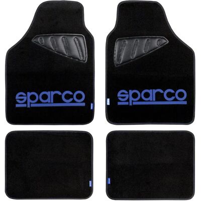 Sparco SPC1901 Automatten-Set - Rutschfest, Leicht zu reinigen, 4 Stück Sparco SPC1901 Automatten-Set - Rutschfest, Leicht zu reinigen, 4 Stück