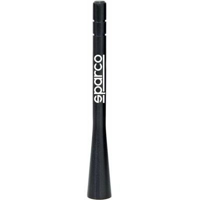 Antenna Sparco Nera - Antenna per auto - Adattamento universale per veicoli con antenna a vite Antenna Sparco Nera - Antenna per auto - Adattamento universale per veicoli con antenna a vite